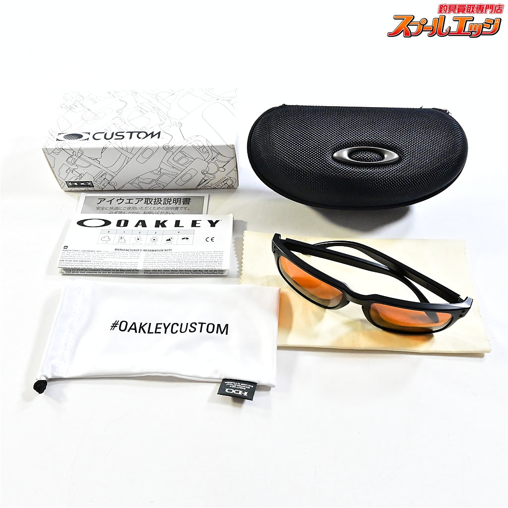 【オークリー】 ホルブルック マットブラック ブラウンオレンジ系レンズ 晴天用レンズ 偏光サングラス ポラライズド OAKLEY HOLBROOK K_060