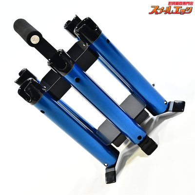 【プロショップオオツカ】 オリジナル 竿立造 5本仕様 ロッドスタンド ブルーメタリック PROSHOP-OTSUKA SAO TATSU ZOU エリア K_100