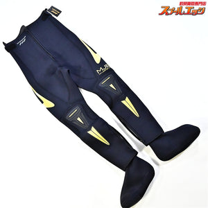 【シモツケ】 下野 MJBメジャーブラッド ドライタイツDR先丸 DT-204DR サイズMA ブラック/ゴールド SHIMOTSUME MAJOR BLAD 鮎タイツ K_150
