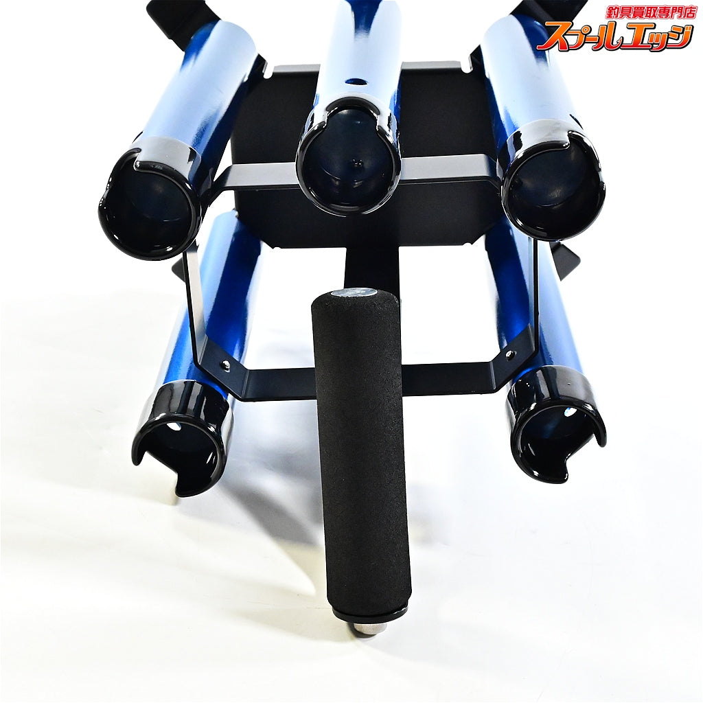 【プロショップオオツカ】 オリジナル 竿立造 5本仕様 ロッドスタンド ブルーメタリック PROSHOP-OTSUKA SAO TATSU ZOU エリア K_100