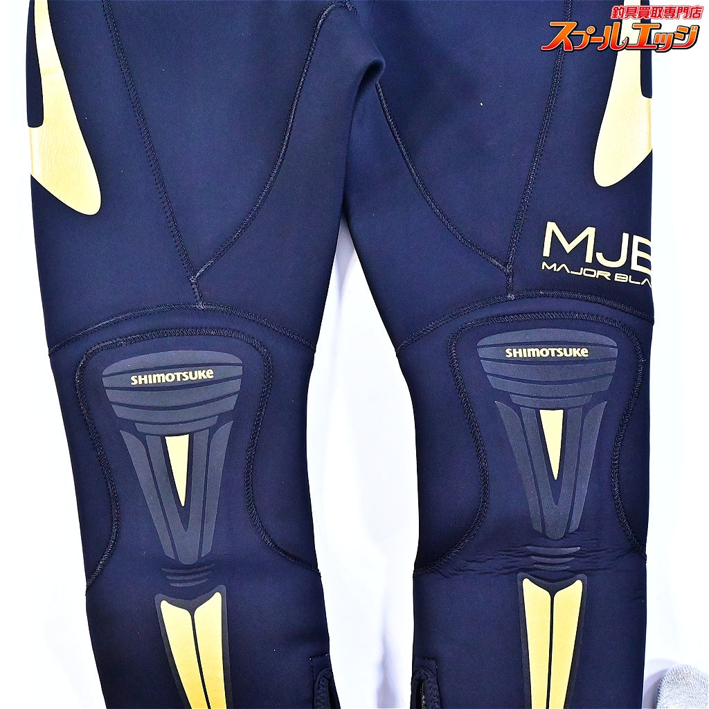 【シモツケ】 下野 MJBメジャーブラッド ドライタイツDR先丸 DT-204DR サイズMA ブラック/ゴールド SHIMOTSUME MAJOR BLAD 鮎タイツ K_150