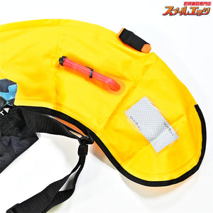 【ジャッカル】 自動膨張式ライフジャケット JK9320RS ブルーカモ 桜マーク有 2020年09月製造分 フローティングベスト JACKALL K_060