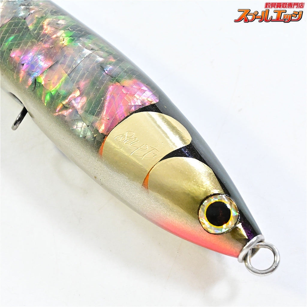 【萬葉ベイツ】 萬葉ペンシル 180LPF パープルバック アバロン シェル貼り アワビ貼り 2015年製造 MANYOBaits MANYO-PENCIL 海水用ルアー K_060
