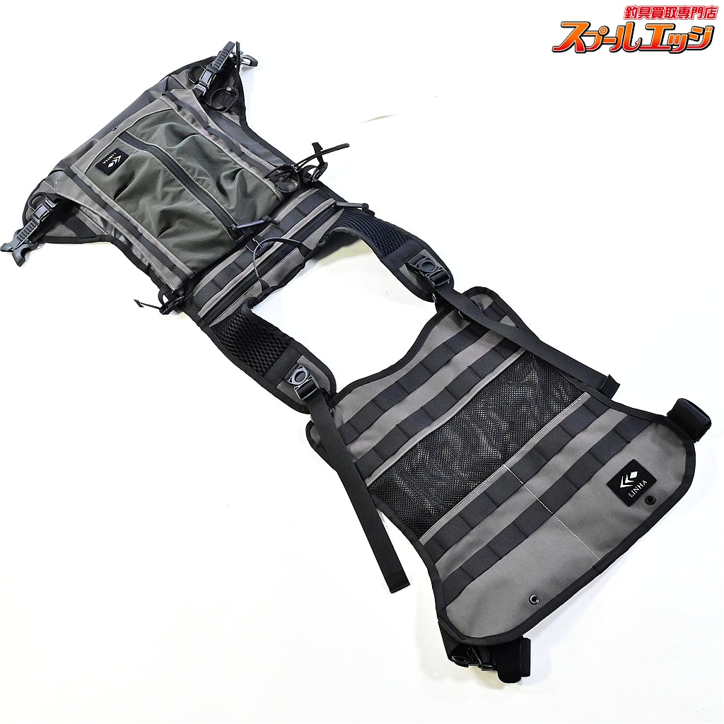 【リーニア】 ストリーム ベスト アンパイア STP-04 グレー ネイティブトラウト専用設計 LINHA STREAM VEST THE UMPIRE 渓流 ベスト K_100