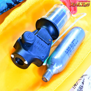 【ジャッカル】 自動膨張式ライフジャケット JK9320RS ブルーカモ 桜マーク有 2020年09月製造分 フローティングベスト JACKALL K_060