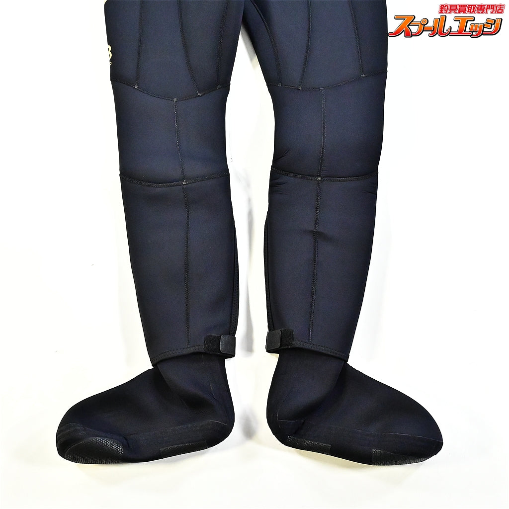 【シモツケ】 下野 MJBメジャーブラッド ドライタイツDR先丸 DT-204DR サイズMA ブラック/ゴールド SHIMOTSUME MAJOR BLAD 鮎タイツ K_150