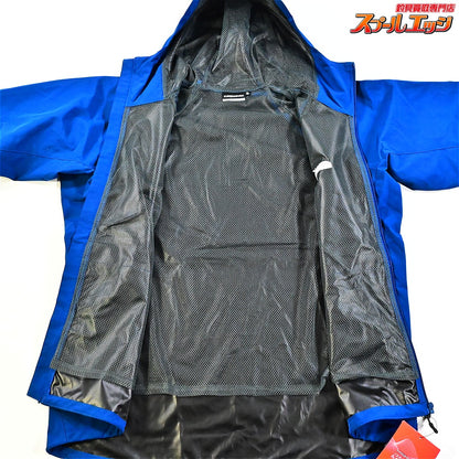 【クリアブルーxクロダルマ】 ロゴストレッチシェルパーカー ネイビー サイズ5L WEBショップ限定品 撥水ストレッチシェルパーカー ClearBlue K_100
