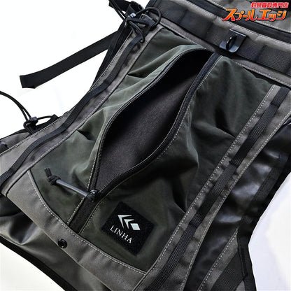 【リーニア】 ストリーム ベスト アンパイア STP-04 グレー ネイティブトラウト専用設計 LINHA STREAM VEST THE UMPIRE 渓流 ベスト K_100
