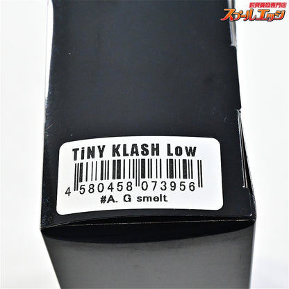 【DRTxバックラッシュ】 タイニークラッシュ Low AGスメルト DRTxBLACKLASH TiNYKLASH AG-smelt 淡水用ルアー バス シーバス K_060