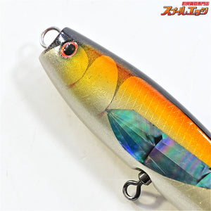 【萬葉ベイツ】 スリムダーター 160 オレンジ アバロン シェル貼り アワビ貼り 2018年製造 MANYOBaits MANYO-PENCIL 海水用ルアー K_060