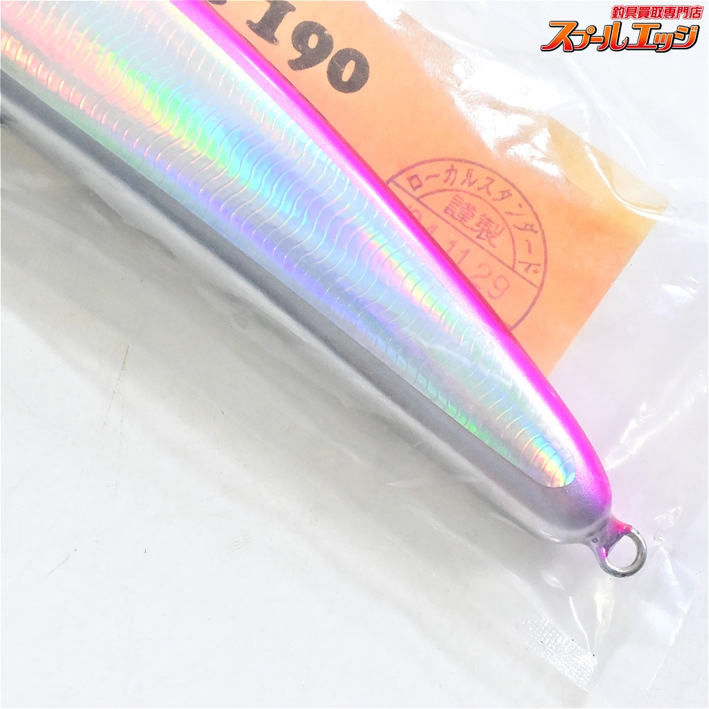 【ローカルスタンダード】 パドルベイト 190 ピンク 2024年11月検品分 未開封 Local Standard Paddle Bait 海水用ルアー K_060