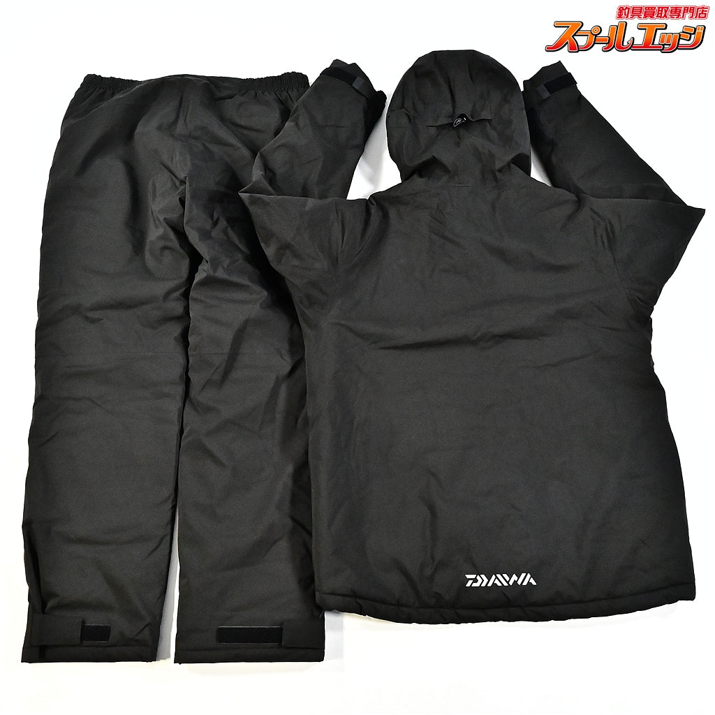 【ダイワ】 レインマックス ウインタースーツ DW-3523 ブラック 上下セット サイズアジアL DAIWA K_100