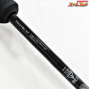 【テックス】 スタウト TSC67ML-ST 富士工業技徳グリップカスタム TEX STAUT ブラックバス K_245