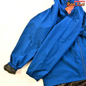【クリアブルーxクロダルマ】 ロゴストレッチシェルパーカー ネイビー サイズ5L WEBショップ限定品 撥水ストレッチシェルパーカー ClearBlue K_100
