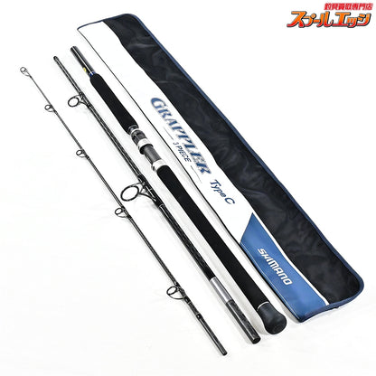 【シマノ】 21グラップラー タイプC S82XH-3 3ピースモデル SHIMANO GRAPPLER TYPE-C GT キハダマグロ ヒラマサ K_131