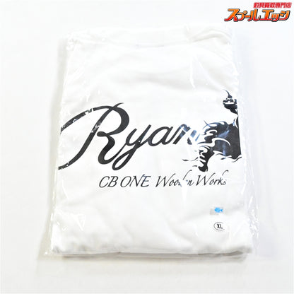 【CBONE】 シービーワン ライアン ロングTシャツ 長袖 サイズXL/LL ホワイト 2026フィッシングショー横浜限定 CBONE RYAN K_060
