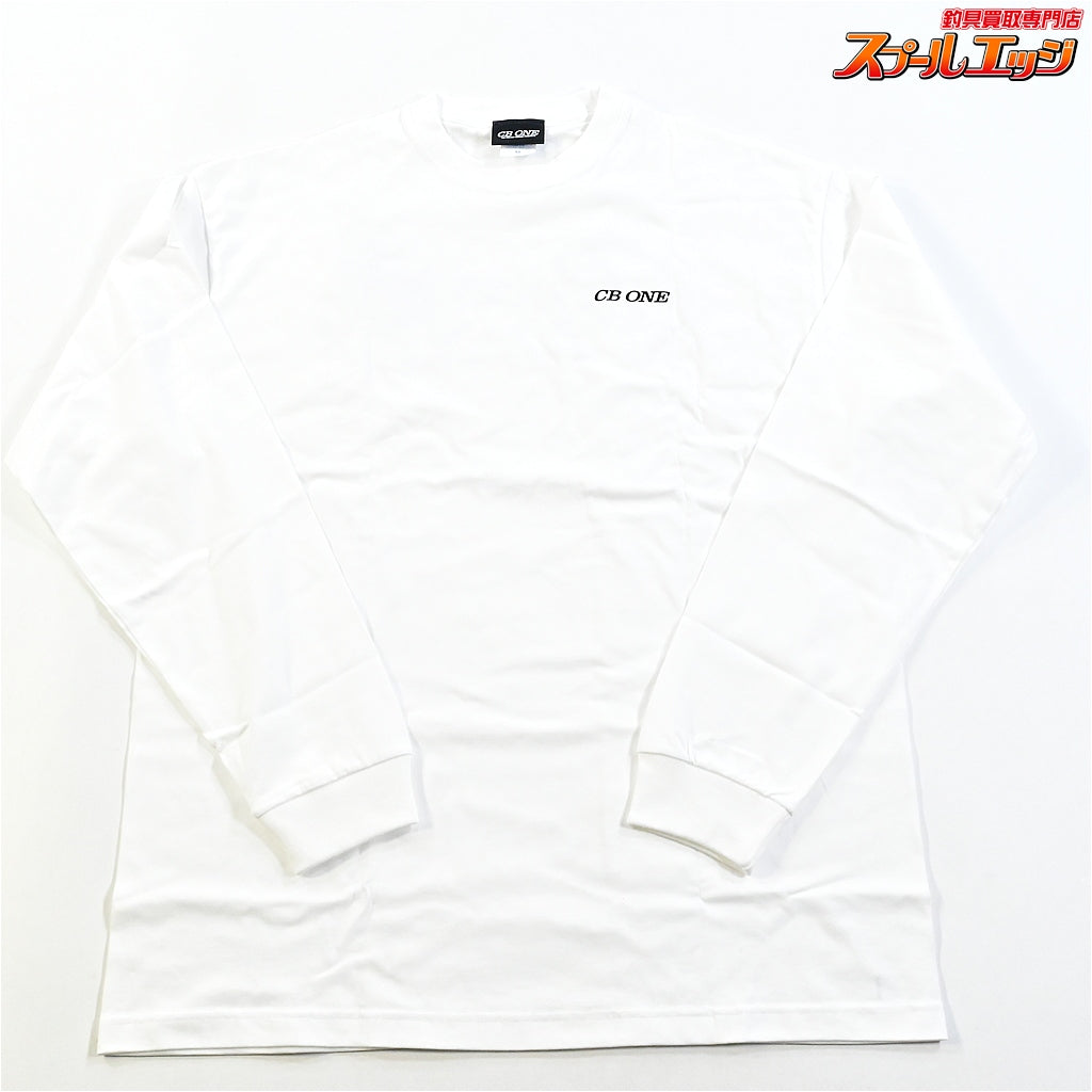 【CBONE】 シービーワン ライアン ロングTシャツ 長袖 サイズXL/LL ホワイト 2026フィッシングショー横浜限定 CBONE RYAN K_060