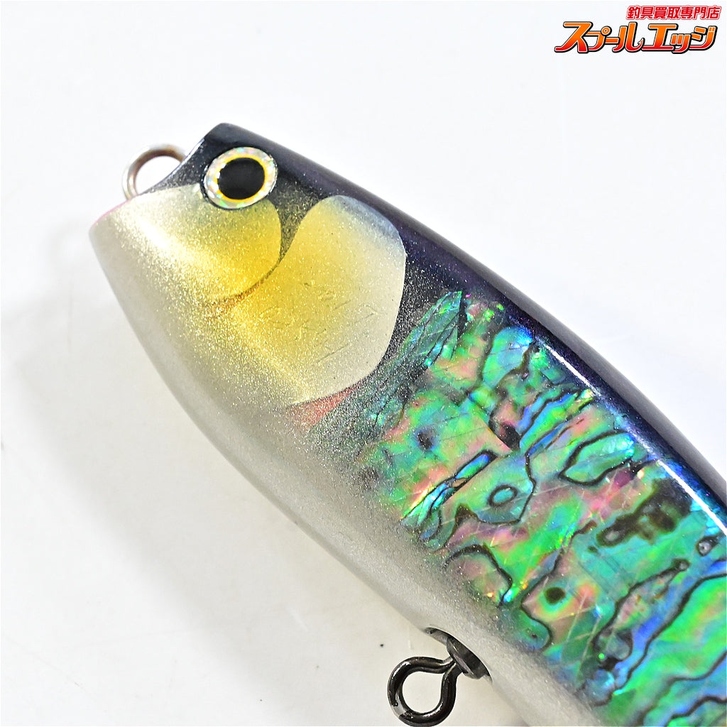 【萬葉ベイツ】 バブルダーター 160 パープル アバロン シェル貼り アワビ貼り 2017年製造 MANYOBaits MANYO-PENCIL 海水用ルアー K_060