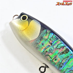 【萬葉ベイツ】 バブルダーター 160 パープル アバロン シェル貼り アワビ貼り 2017年製造 MANYOBaits MANYO-PENCIL 海水用ルアー K_060
