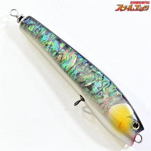 【萬葉ベイツ】 バブルダーター 160 パープル アバロン シェル貼り アワビ貼り 2017年製造 MANYOBaits MANYO-PENCIL 海水用ルアー K_060