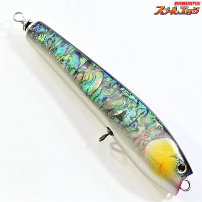 【萬葉ベイツ】 バブルダーター 160 パープル アバロン シェル貼り アワビ貼り 2017年製造 MANYOBaits MANYO-PENCIL 海水用ルアー K_060