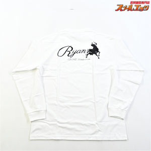 【CBONE】 シービーワン ライアン ロングTシャツ 長袖 サイズXL/LL ホワイト 2026フィッシングショー横浜限定 CBONE RYAN K_060
