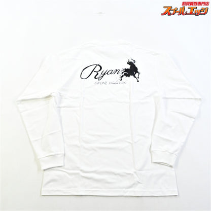 【CBONE】 シービーワン ライアン ロングTシャツ 長袖 サイズXL/LL ホワイト 2026フィッシングショー横浜限定 CBONE RYAN K_060