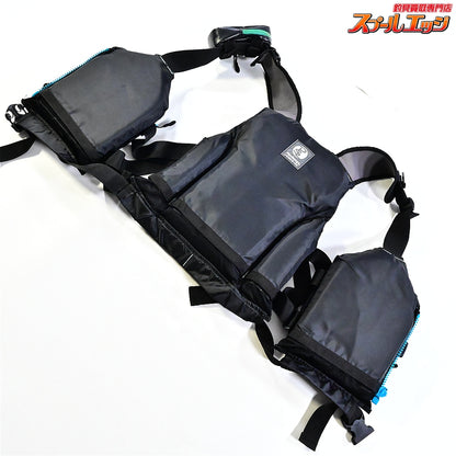 【パズデザイン】 アルティメット V-1 ブラックターコイズ Pazdesign ULTIMATE V-I フローティングベスト K_060