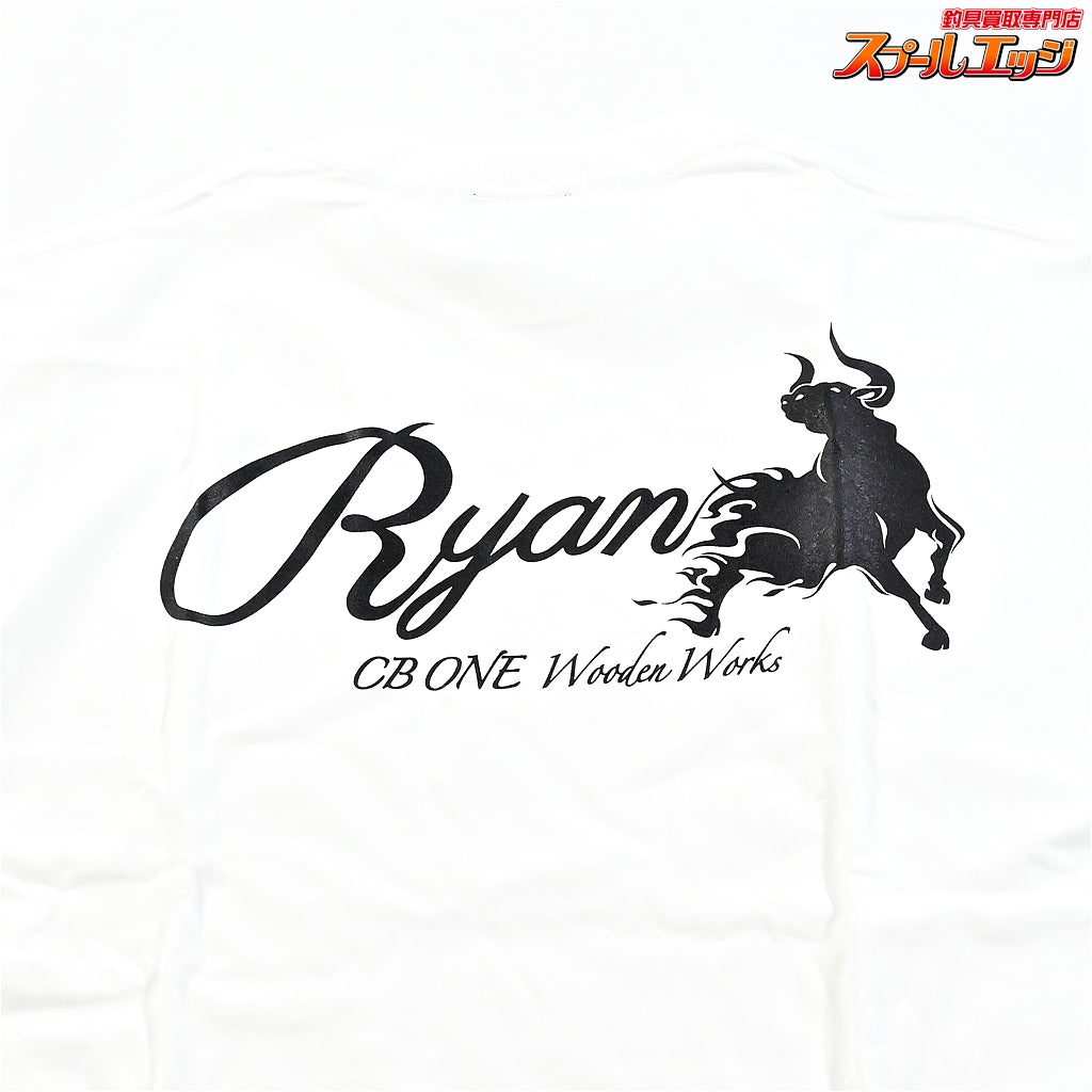 【CBONE】 シービーワン ライアン ロングTシャツ 長袖 サイズXL/LL ホワイト 2026フィッシングショー横浜限定 CBONE RYAN K_060