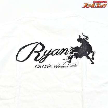 【CBONE】 シービーワン ライアン ロングTシャツ 長袖 サイズXL/LL ホワイト 2026フィッシングショー横浜限定 CBONE RYAN K_060