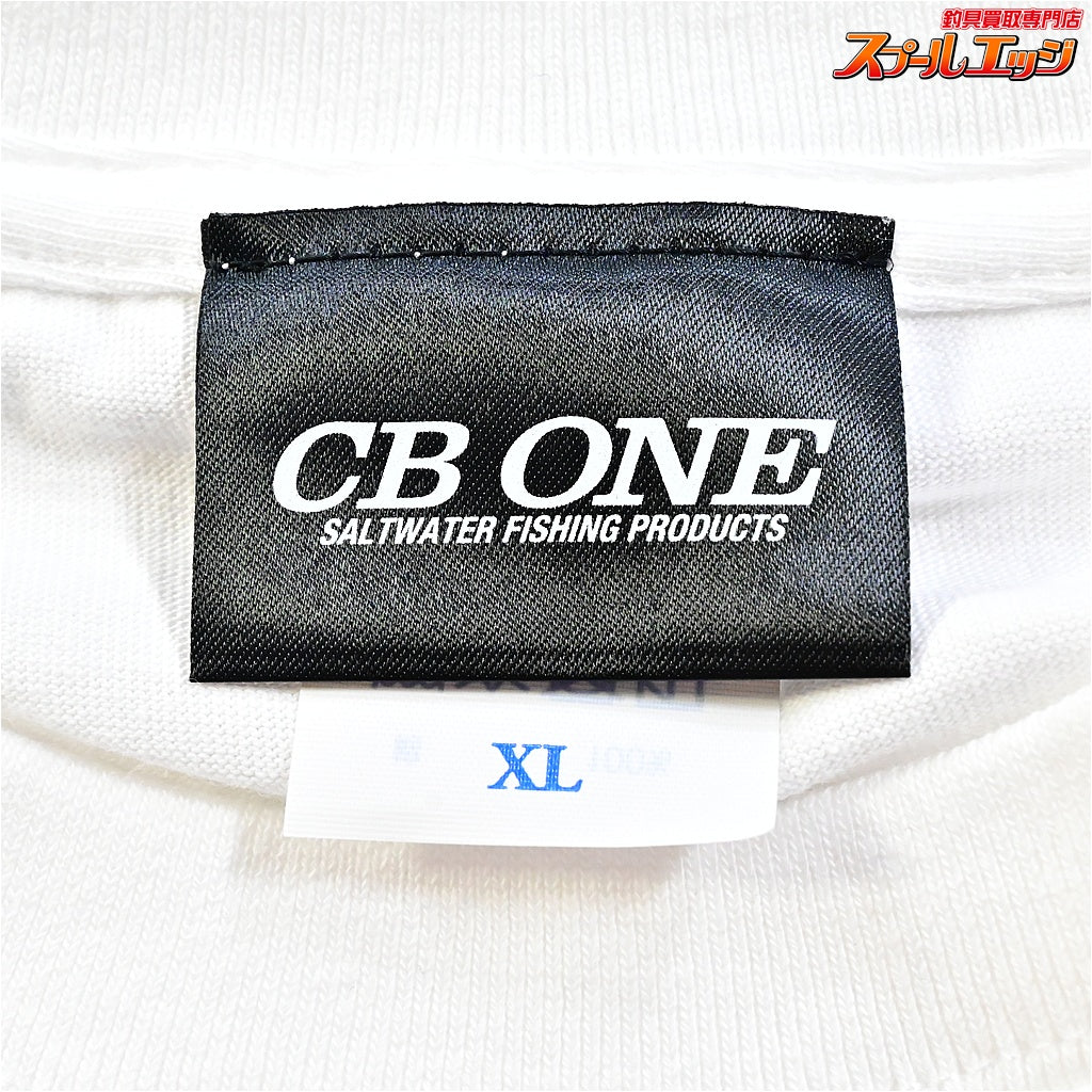 【CBONE】 シービーワン ライアン ロングTシャツ 長袖 サイズXL/LL ホワイト 2026フィッシングショー横浜限定 CBONE RYAN K_060