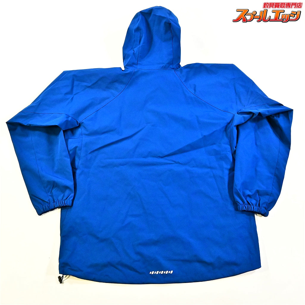 【クリアブルーxクロダルマ】 ロゴストレッチシェルパーカー ネイビー サイズ5L WEBショップ限定品 撥水ストレッチシェルパーカー ClearBlue K_100