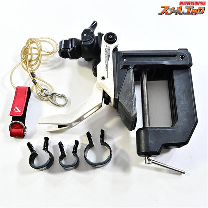【ダイワ】 ライトホルダー 160CH ホワイト 尻手リング付 ロッドキーパー ロッドクランプ 竿受 DAIWA LIGHT-HOLDER K_060