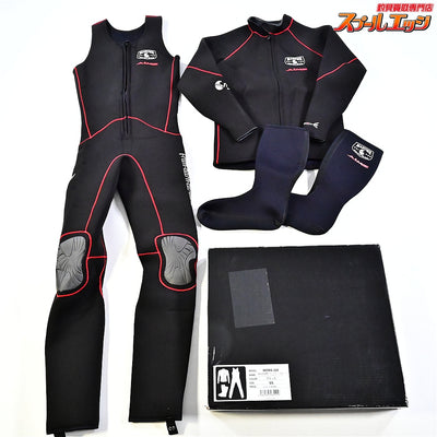 【マズメxエイムス】 ウェットスーツ MZWS-320 サイズ2L 3点セット mazumexAIMS K_120