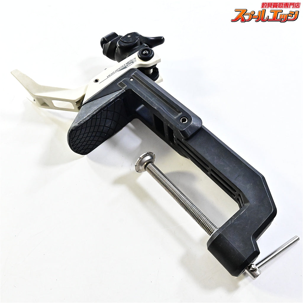 【ダイワ】 ライトホルダー 160CH ホワイト 尻手リング付 ロッドキーパー ロッドクランプ 竿受 DAIWA LIGHT-HOLDER K_060
