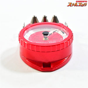 【ボウズ】 ドラグチェッカー DC-1015 15Kgモデル 赤 メタリックレッド 文字盤シルバー BOUZ DRUG CHECKER K_060