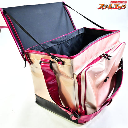 【がまかつ】 がまへら ライトバッグ3 III GB-302 PVC素材 サクラ GAMAKATSU LIGHT-BAG へらバッグ K_165