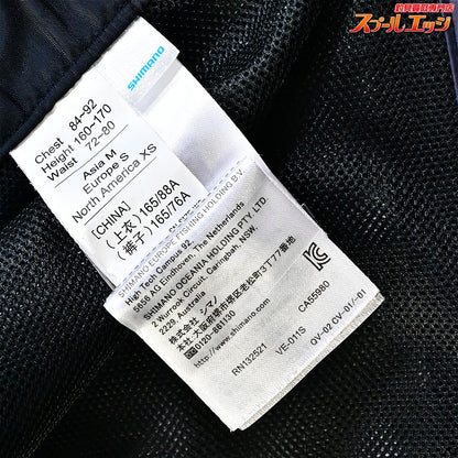 【シマノ】 2WAYベスト リミテッドプロ VE-011S ブラック サイズアジアM 鮎ベスト SHIMANO LIMITED-PRO K_100