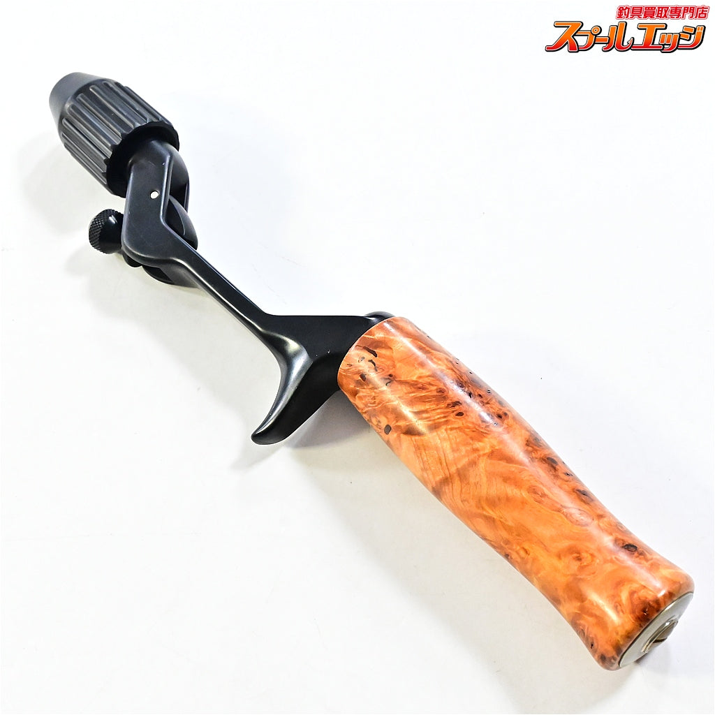 【ブライトリバー】 チャッカーグリップ ウッド ストレートシングルハンドル BRIGHT-LIVER CHUCKER バス ベイトロッド トップ K_060