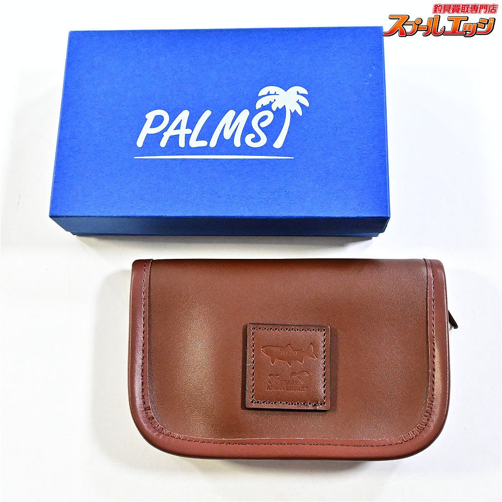 【パームス】 SVレザーウォレットM ブラウン 35BR 35周年限定発売 本革 本ムートン ワレット PALMS K_060