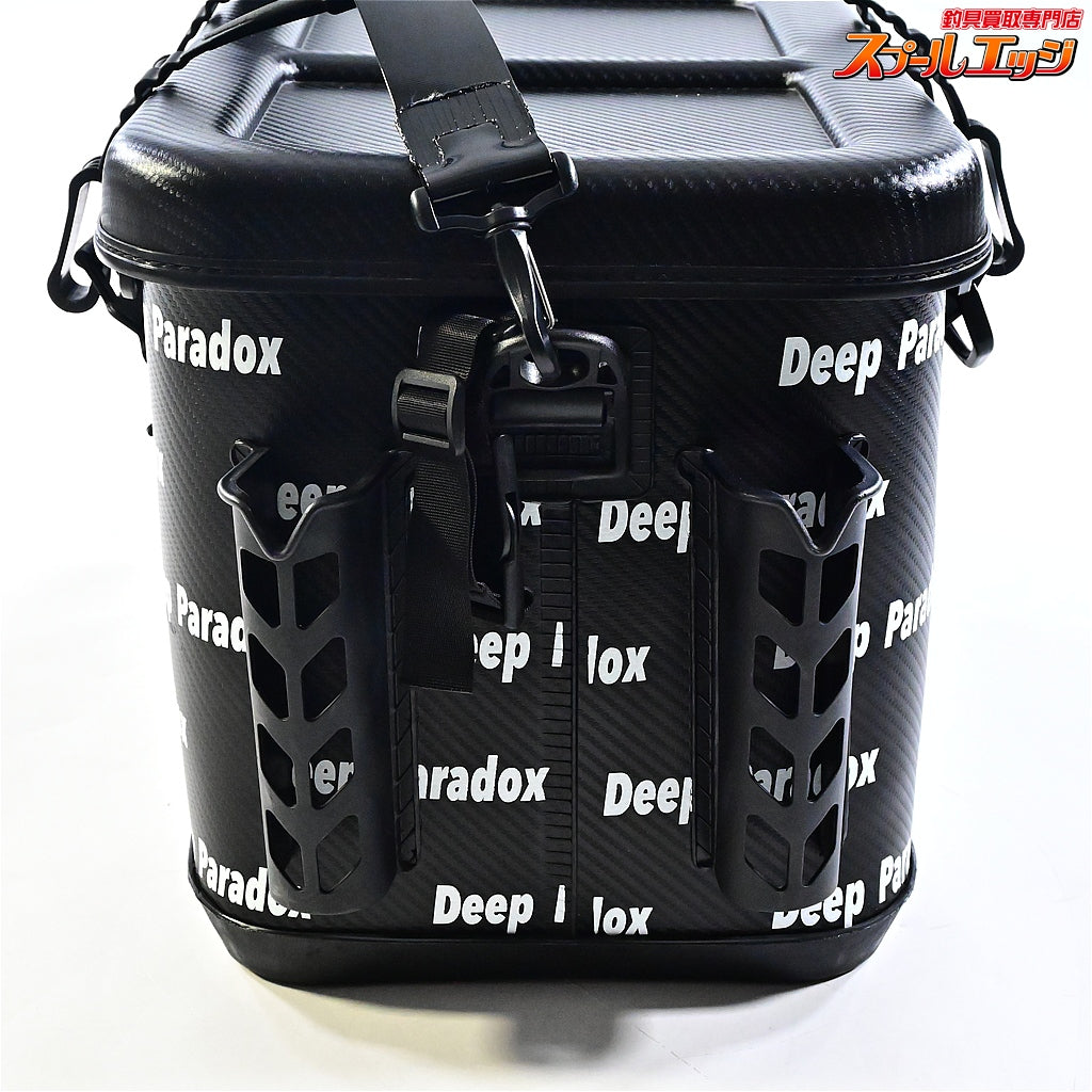 【ロデオクラフトxディープパラドックス】 RCカーボンタックルバッグ HBB-40RC 蓋ブラック Rodio craft Deep Paradox K_147