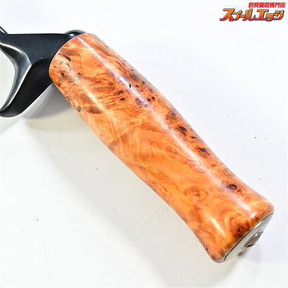 【ブライトリバー】 チャッカーグリップ ウッド ストレートシングルハンドル BRIGHT-LIVER CHUCKER バス ベイトロッド トップ K_060