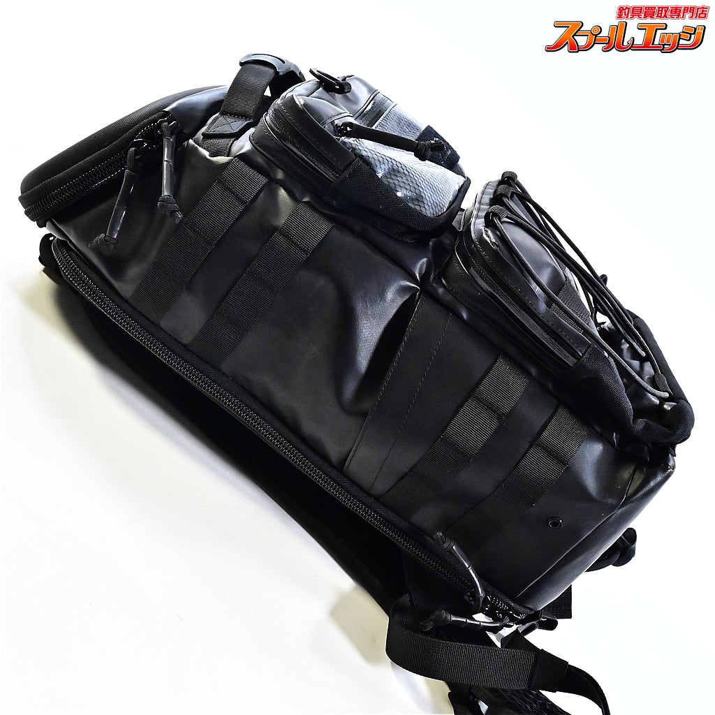 【リーニア】 システムバックパック タイタン MSB-29 25L ブラック チェストポーチ&ロッドホルダー付 LINHA SYSTEM BACKPACK THE TITAN K_100