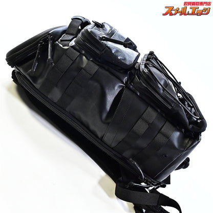 【リーニア】 システムバックパック タイタン MSB-29 25L ブラック チェストポーチ&ロッドホルダー付 LINHA SYSTEM BACKPACK THE TITAN K_100
