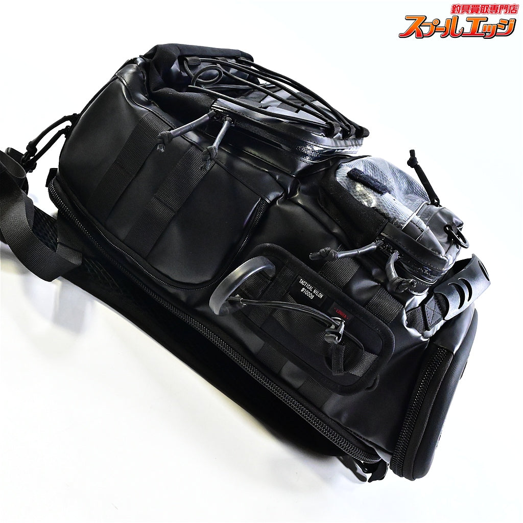【リーニア】 システムバックパック タイタン MSB-29 25L ブラック チェストポーチ&ロッドホルダー付 LINHA SYSTEM BACKPACK THE TITAN K_100