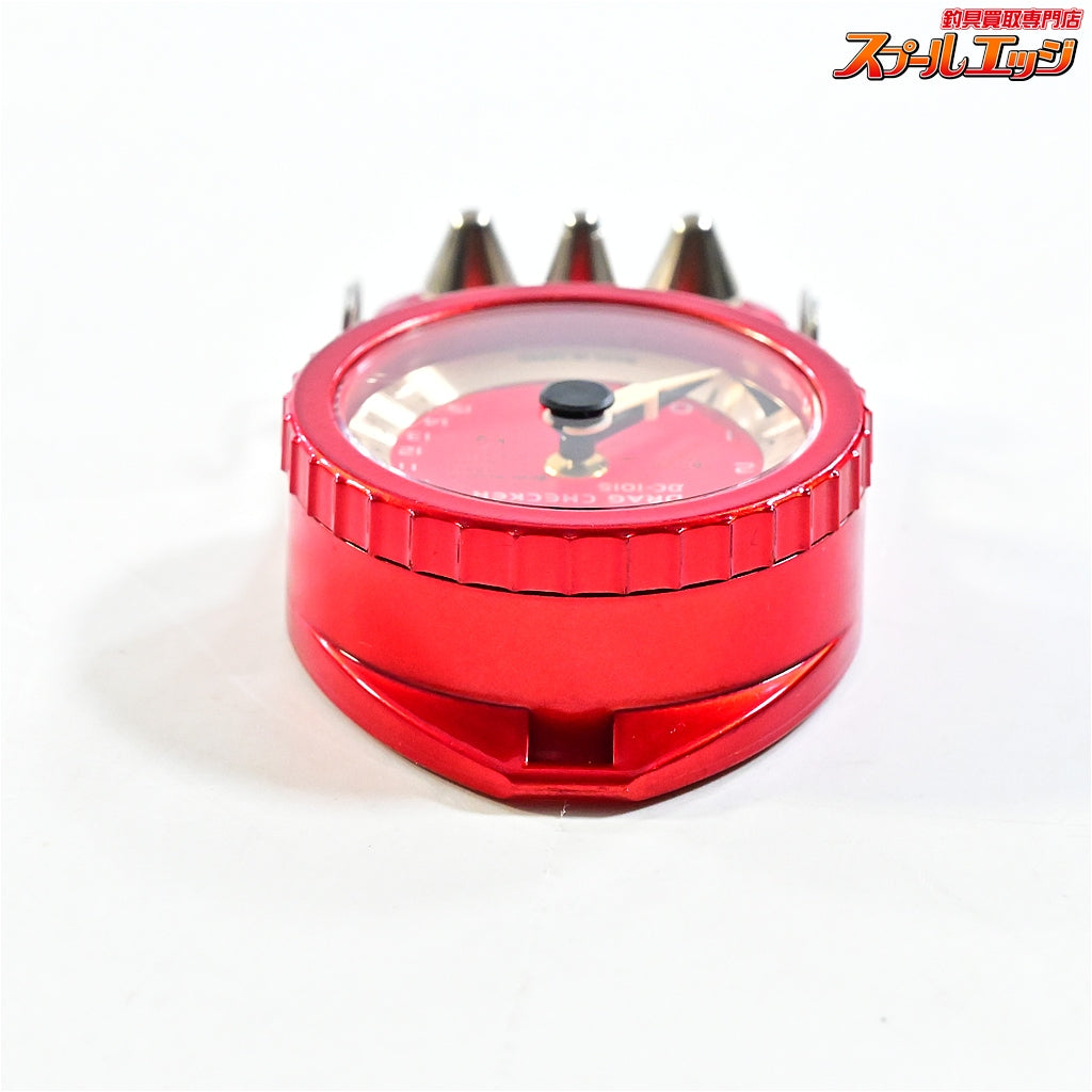【ボウズ】 ドラグチェッカー DC-1015 15Kgモデル 赤 メタリックレッド 文字盤ゴールド BOUZ DRUG CHECKER K_060