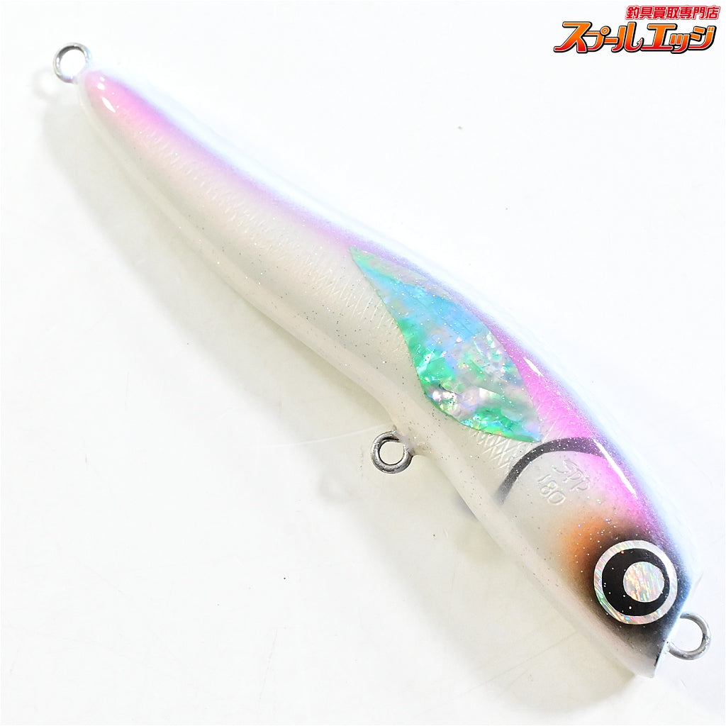 【GPCルアー】 サーペンポップ 180 ホワイト アワビ貼り GPC-Lures Serpen Pop 海水用ルアー K_060