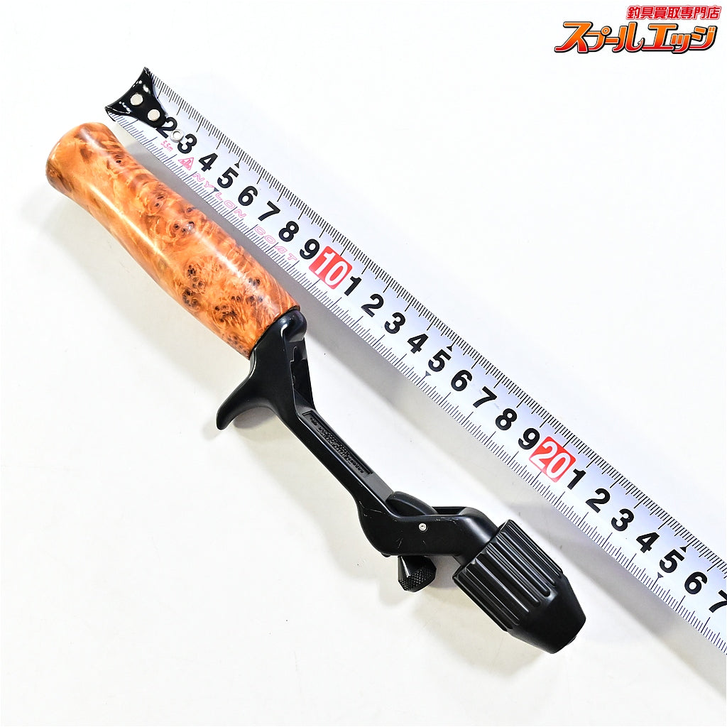 【ブライトリバー】 チャッカーグリップ ウッド ストレートシングルハンドル BRIGHT-LIVER CHUCKER バス ベイトロッド トップ K_060