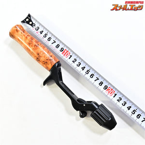 【ブライトリバー】 チャッカーグリップ ウッド ストレートシングルハンドル BRIGHT-LIVER CHUCKER バス ベイトロッド トップ K_060
