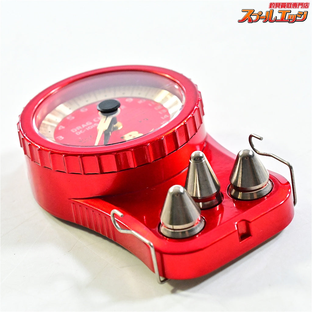 【ボウズ】 ドラグチェッカー DC-1015 15Kgモデル 赤 メタリックレッド 文字盤ゴールド BOUZ DRUG CHECKER K_060